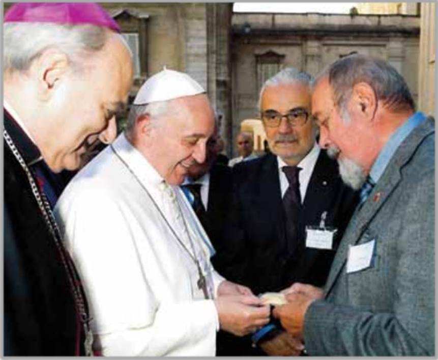 Pope Francis and Ingo Potrykus